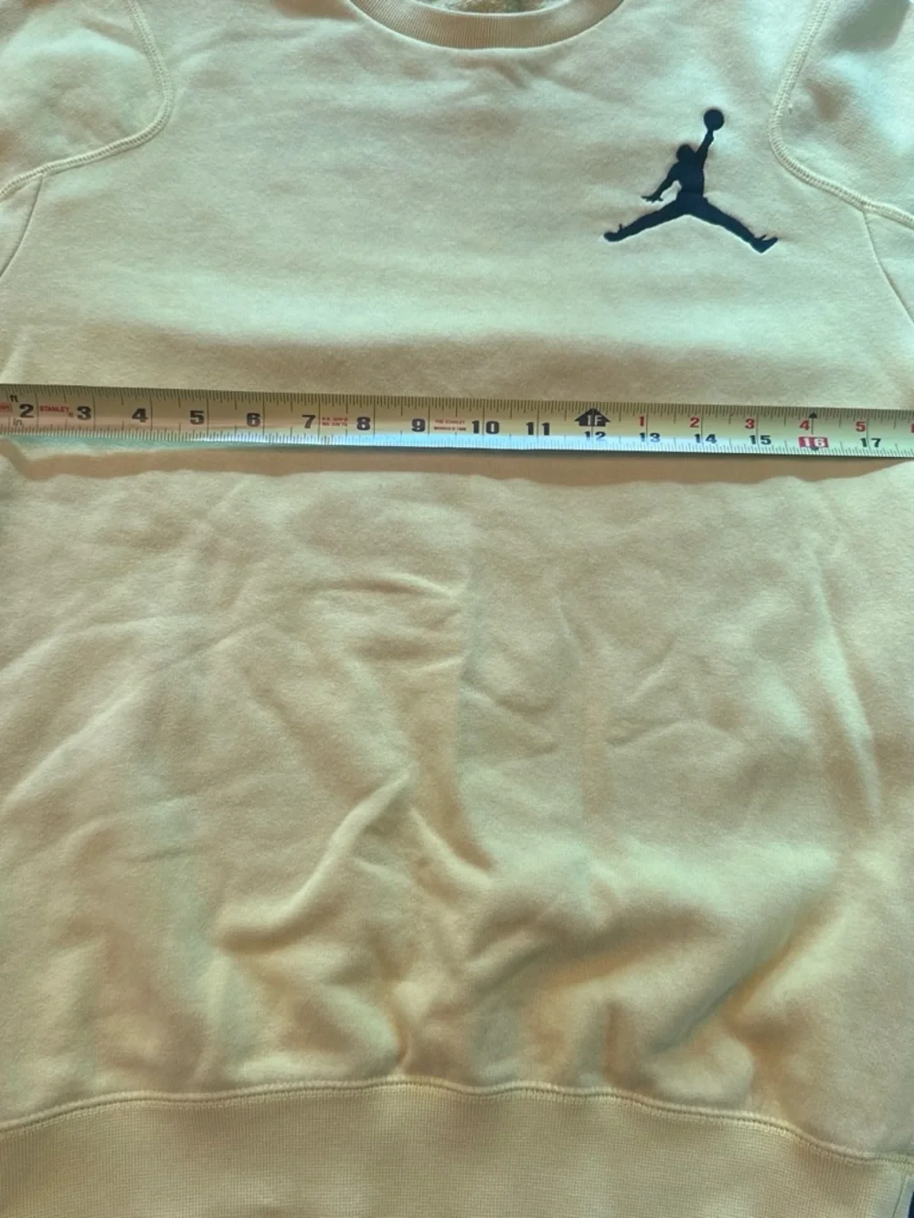 Jordan Neon Yellow Jumpman Crewneck Sweatshirt Men’s Small